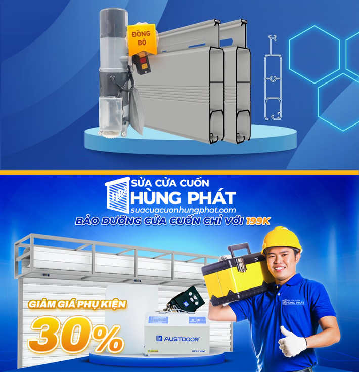 GIỚI THIỆU SỬA CỬA CUỐN HÙNG PHÁT