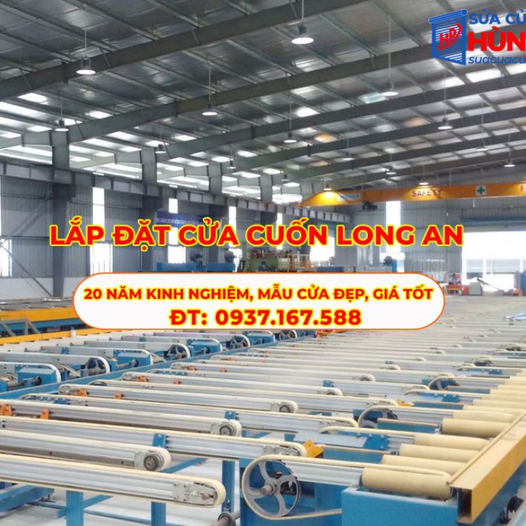 Lắp cửa cuốn Long An