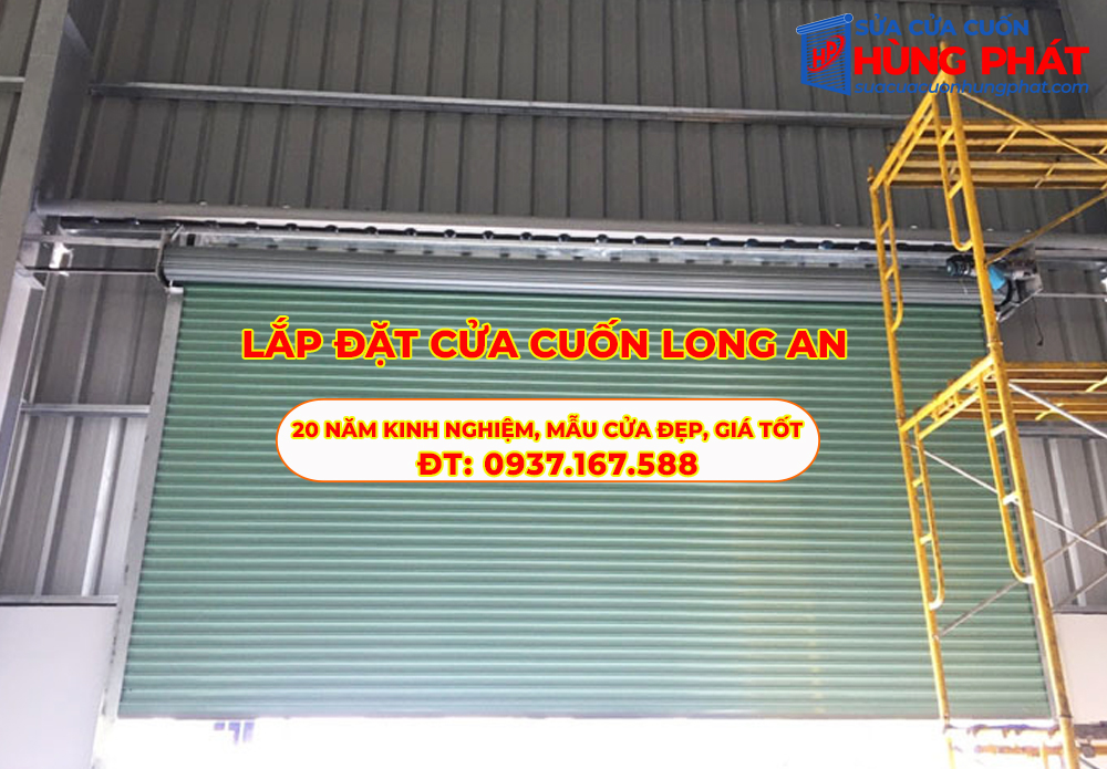 Dịch vụ lắp đặt cửa cuốn Long An