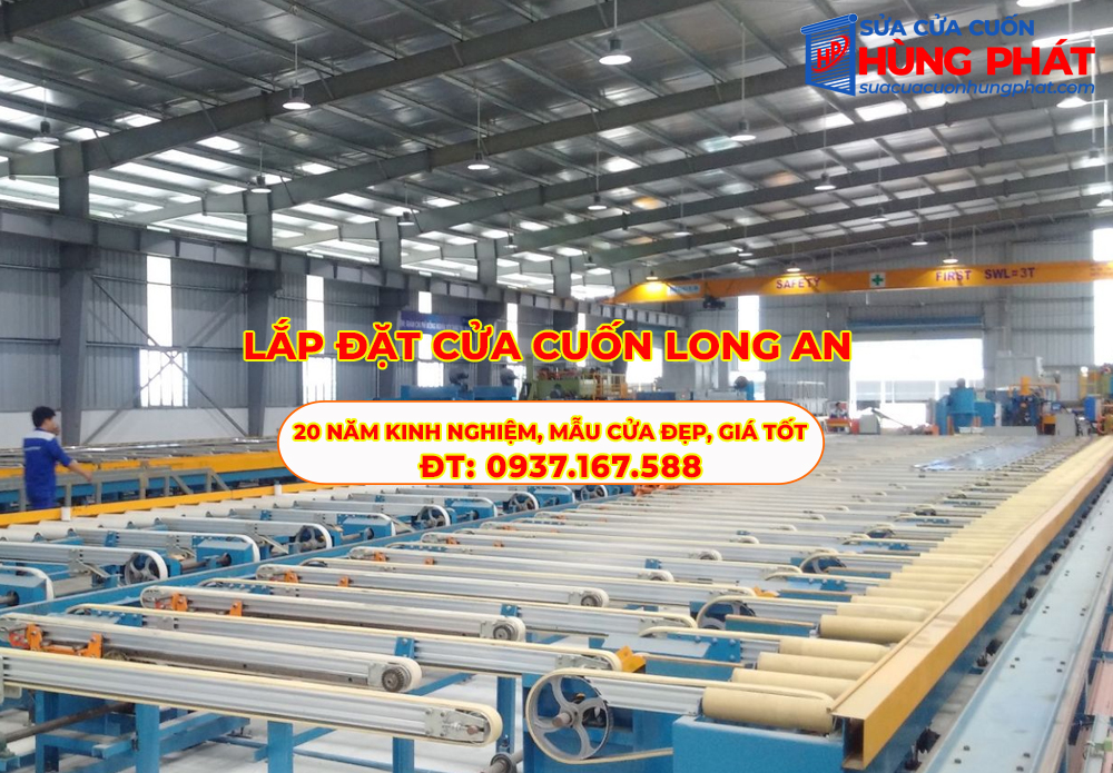 Dịch vụ lắp đặt cửa cuốn Long An